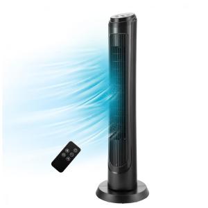 Ventilador de Torre com 3 Modos, 4 Velocidades e Controle Inteligente, 110V 50W, Tangkula, Preto