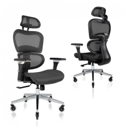 Cadeira ergonômica de escritório, preta, NOUHAUS laser, Preto