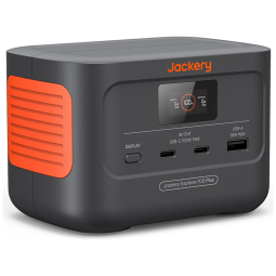 Estação de Energia Portátil 31.000mAh com Bateria LiFePO4 de 99Wh e Múltiplas Saídas, 110V, Jackery Explorer 100 Plus