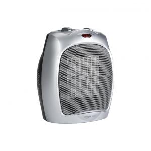 Aquecedor Elétrico Portátil de Cerâmica com termostato, 1500W 110V, Prata