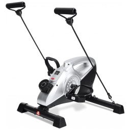 Under Desk Bike Pedal Exerciser 16 Levels Magnetic Mini Exercise Bike LCD Monitor for Arm Leg Foot Cycle Workout at Home Office for Elderly