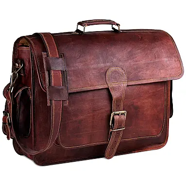 Bolsa Maleta de Couro Unissex