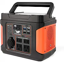 Ecosonique Gerador de Energia Solar Portátil 100W 300W 110V, 296Wh com 4 Tomadas AC e 4 USB