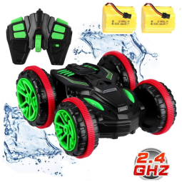 Off Road Controle Remoto Dupla Face Sem Fio Impermeável Rotação 360 20km por hora, Recarregável, BLEXY, Vermelho