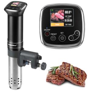 Termocirculador Elétrico com Tela LCD e Controle de Temperatura, 1100W, 110v, PEMOO, Preto