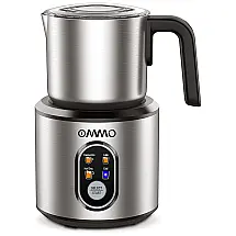 OMMO Espumador de Leite Elétrico, Capacidade 350 mL, Aço Inoxidável, 110V