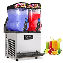 Máquina de Slush Raspadinha XPW 30L Duplo Tanque Comercial Inox 1000W 110V