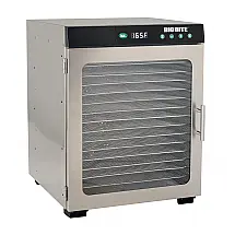 Desidratador LEM BigBite Prata 16 Bandejas com Elemento 1200W e Dupla Ventilação 120V