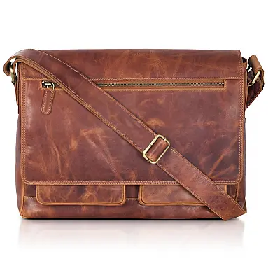 Bolsa Pasta de Couro Feminina
