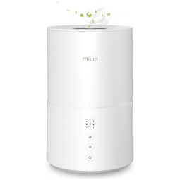 Umidificador Ultrassônico Portátil MiLin 2L até 20H, Branco