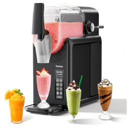 Máquina de Raspadinha Gasbye sem a Necessidade de Gelo, Capacidade Grande de 2,62 Litros, Resfriamento Rápido, Display de LED