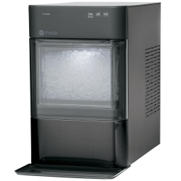 Máquina de Gelo 17,2 kg por Dia com Tela LED, Pepita de Bancada e Conectividade WiFi, 240W, GE PROFILE, Preta