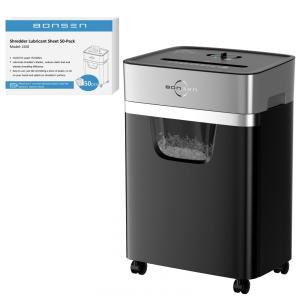 Trituradora de Papel BONSEN 14 Folhas e 50 Folhas de Lubrificante