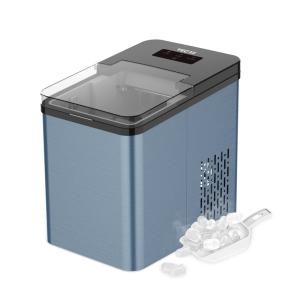 VECYS Máquina de Gelo Automática Portátil Produz até 11kg, 24H, 110V, Cor Azul