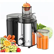 Centrifuga Espremedor Frutas Legumes 600W, 110v, EASEHOLD, Prateado