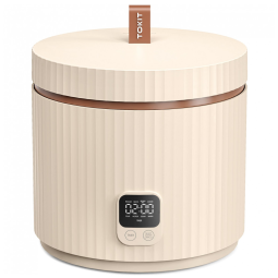 Panela Elétrica de Arroz TOKIT Bege Multifuncional 1,5 L Mini para 1-3 Pessoas 120V
