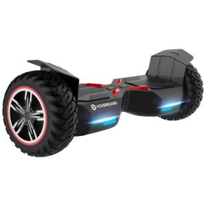 Hoverboard Elétrico Off Road com Auto Equilíbrio e Alto Falantes, Idade 6 a 12 Anos, HOVERBOARD, Preto