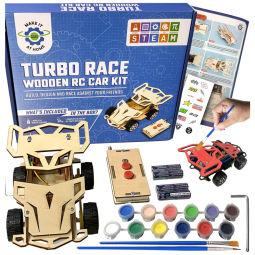 Kit Faça Você Mesmo Seu Carro Divertido Edificável para Crianças de 8 a 12 Anos, Make It At Home