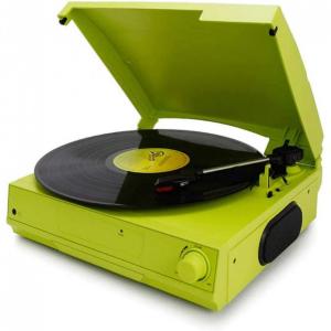 MDHDGAO Vitrola, Toca Discos Retro com Bluetooth e Estéreo Integrado, Verde