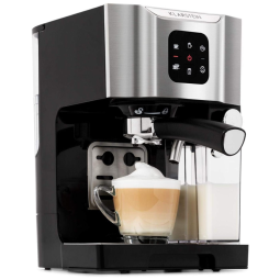 KLARSTEIN Máquina de Café Expresso 3 em 1, Capacidade 1.4L 20Bar, 1450W, 220V, Preto