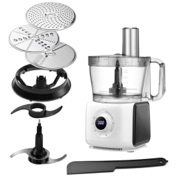 Processador de Alimentos 2L Multifuncional Aço Inoxidável, 1000W, 110v, MAGICCOS FP 416A, Prateado