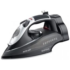 Ferro de Passar a Vapor com Desligamento Automático e Anti Gotejamento, 1200W, 110v, MARTISAN CA SG 5058C, Preto