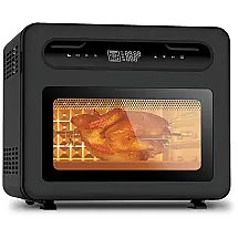 Forno Elétrico de Bancada 25L com 50 Funções e 6 Acessórios, 1650W, 110v, GEEK CHEF, Preto