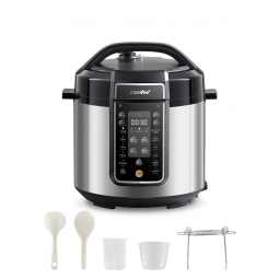 Panela de Pressão COMFEE 6 litros com 13 Funções de Cozimento, Olla de Presión Panela Antiaderente Fazedor de Iogurte Panela de Arroz Panela