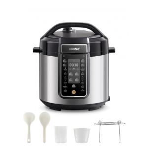 Panela de Pressão COMFEE 6 litros com 13 Funções de Cozimento, Olla de Presión Panela Antiaderente Fazedor de Iogurte Panela de Arroz Panela