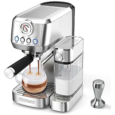 Máquina de cappuccino, latte e