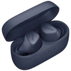 Fones de Ouvido Bluetooth com Cancelamento de Ruído, 4 Microfones e Modo Mono, Jabra Elite 3, Azul Marinho