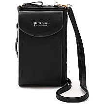Bolsa de Ombro Feminina para Celular, AIRUI, Preto