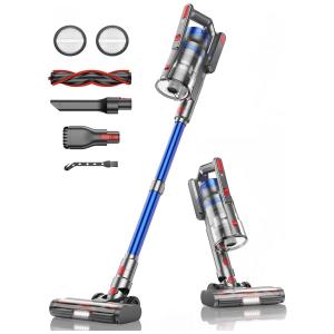 Aspirador de Pó sem Fio BuTure de 450 W 33KPA, até 55 minutos de Autonomia, Azul