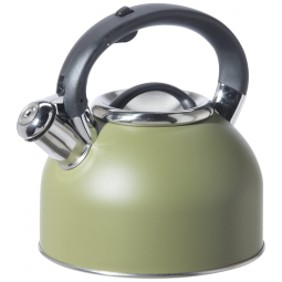 Chaleira de Chá OGGI 1.9 Litros em Aço Inoxidável com Apito, Verde