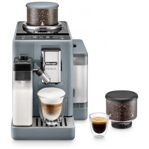 Máquina de Café Espresso Automática De'Longhi Rivelia Cinza Pebble Moedor Integrado Espumador 120V