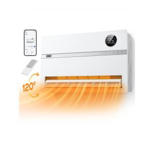 Aquecedor Elétrico de Parede Inteligente com Oscilação Vertical 120, Termostato Digital e Controle Remoto, Dreo WH719S, 110V 1500W, Branco
