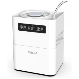 Umidificador Portátil XASLA 5L com Temporizador e Visor Digital,110V, Branco