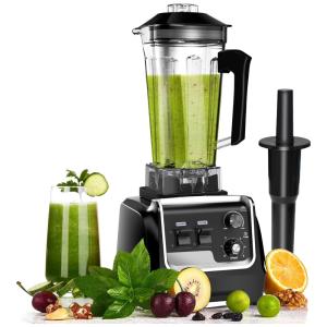 Liquidificador Profissional 2L com Temporizador e Velocidade Ajustável, 110V 2200W, UneedMe, Preto