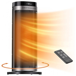 TaoTronics Aquecedor Elétrico, portátil, c, proteção de superaquecimento, controle remoto, 900W, 1500W