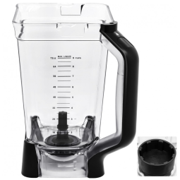WARDFYT Jarra de Substituição XL 2,13L Compatível com Liquidificadores Ninja BL660 BL740 Modelos Profissionais