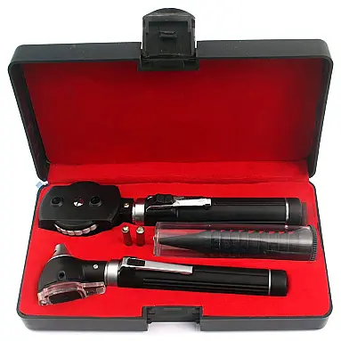 Conjunto de Otoscópio OdontoMed201, LED,