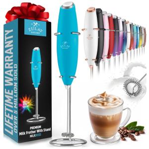 Mixer Elétrico com Suporte, Zulay Kitchen, Preto e Vermelho