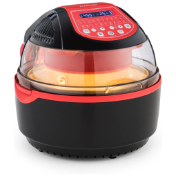 Fritadeira Elétrica AirFryer KLARSTEIN 9L com Painel Digital, 110V, Vermelha