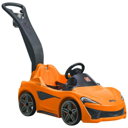Carro de Passeio Infantil SMcLaren 570S com Volante Interativo, Idade Recomendada 18 meses a 4 Anos, STEP2 879900, Laranja