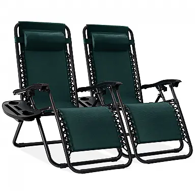 Conjunto de 2 Cadeiras Reclináveis