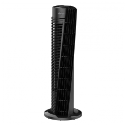 Ventilador de Torre com Controle Remoto, Silencioso, Oscila até 70, Temporizador e 4 Velocidades, 110V 71W, Vornado OSC54, Preto