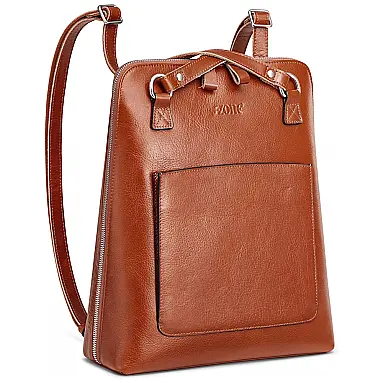 Mochila Feminina de Couro Conversível