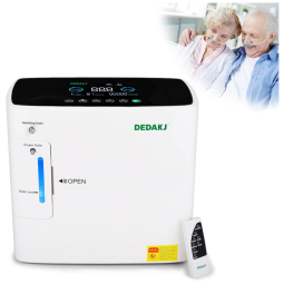 Concentrador de Oxigênio Portátil para Casa, Volume de Oxigênio Ajustável de 9L, Produção Contínua e Estável, 93% de Oxigênio.AEE