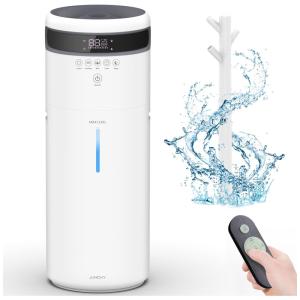 Umidificador 17L com Controle Remoto, Temporizador, Difusor de Óleo Essencial e Silencioso para Ambiantes até 185m², 110V, JUNICHY, Branco