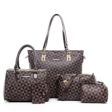 Conjunto Feminino 6 Peças Bolsas
